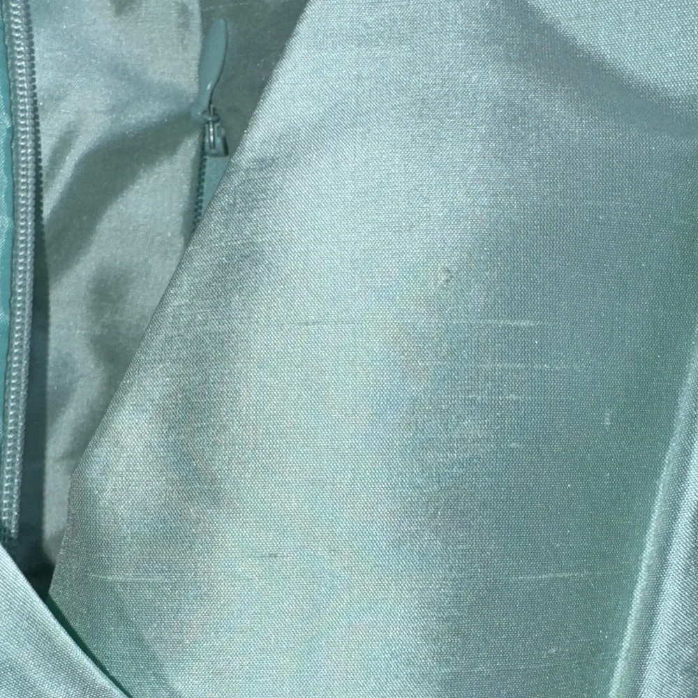 J. Crew Hope Dress Silk Dupioni Aqua 4 NWT Sleeveless Wedding Party $228 - Picture 7 of 8